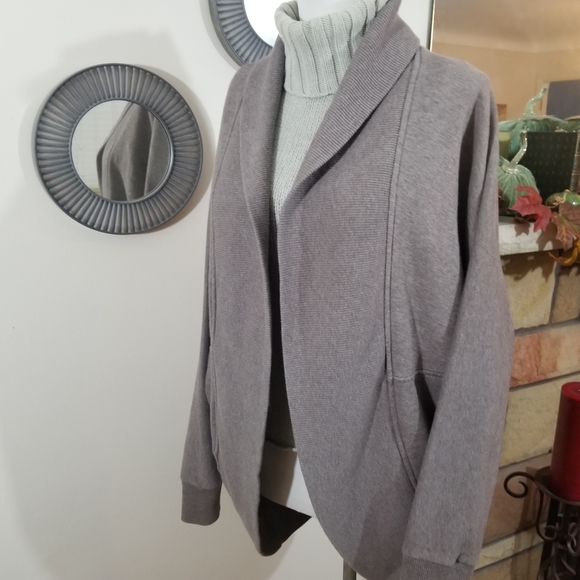 Banana Republic sz med open front sweatshirt - Picture 2 of 9